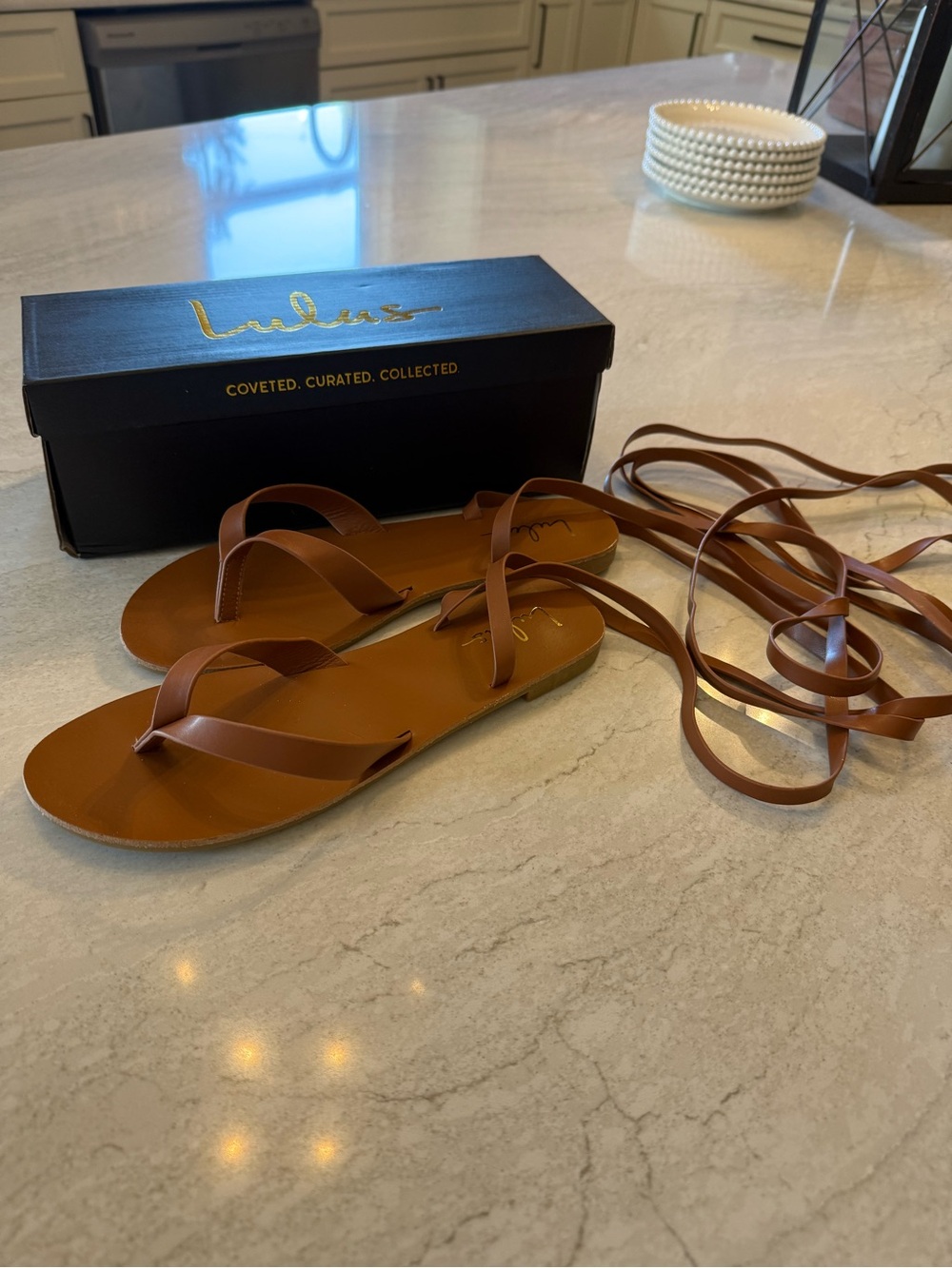 Lulus wrap sandals 💕